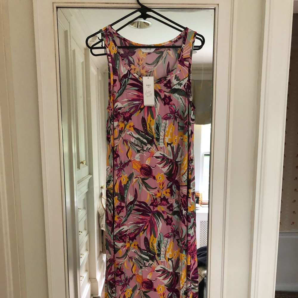NWT Tropical Midi Dress